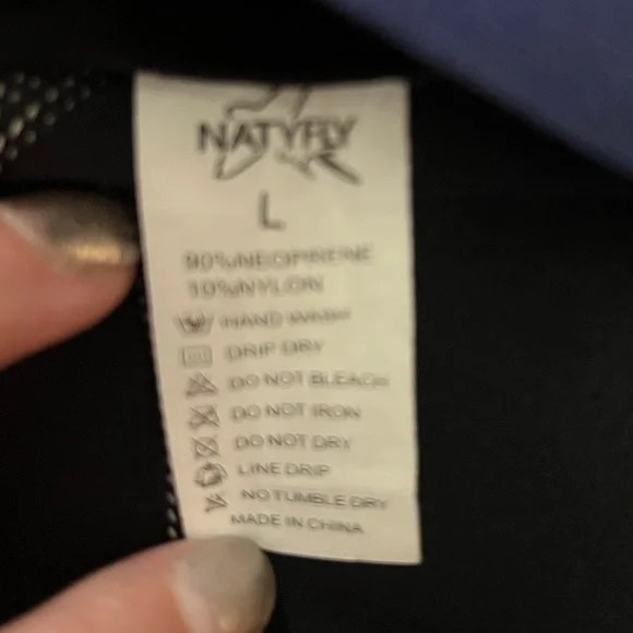 Natyfly Neoprene Wetsuit Size Youth Large Pink / Navy - Picture 5 of 5